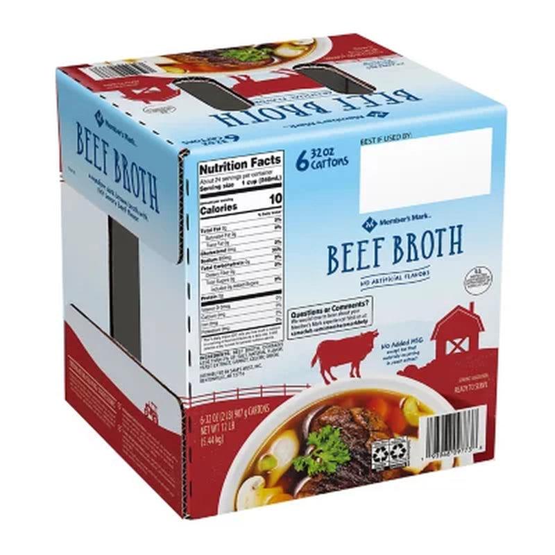 Member'S Mark Conventional Beef Broth (32 Oz., 6 Pk.)