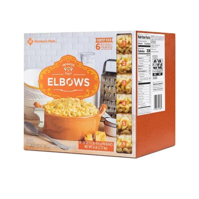 Member'S Mark Elbow Macaroni Pantry Pack (1 Lb., 6 Pk.)