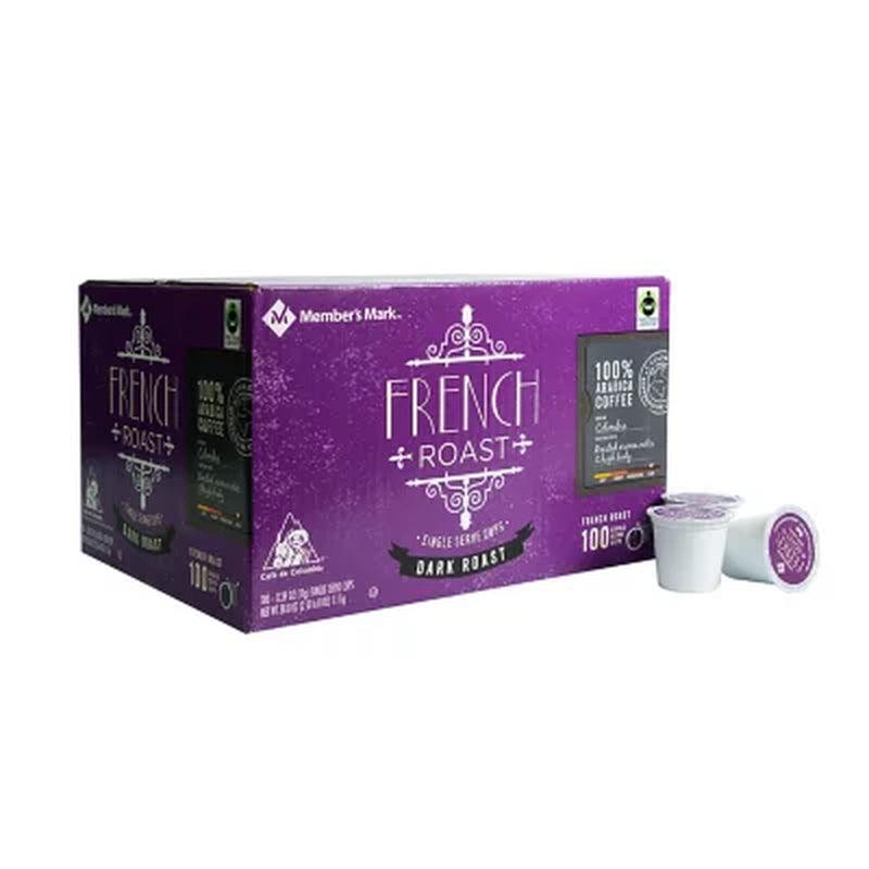 Member'S Mark Fair Trade Certified Coffee Single-Serve Cups, French Roast (100 Ct.)