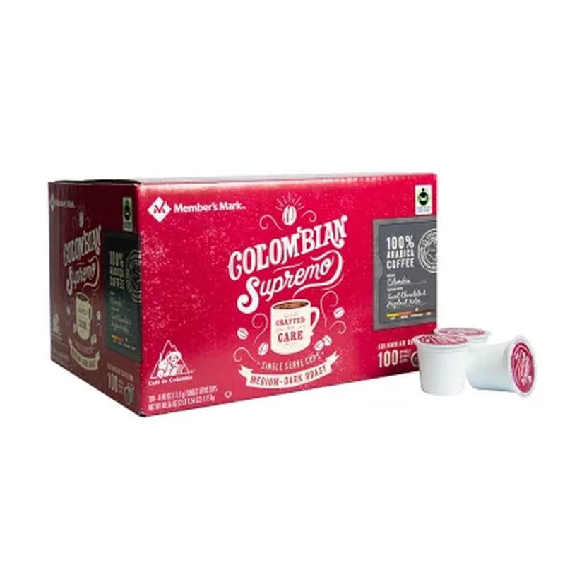 Member'S Mark Fair Trade Certified Single-Serve Cups, Colombian Supremo (100 Ct.)