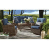 Member'S Mark Fremont 4-Piece Patio Deep Seating Set with Sunbrella Fabric, Indigo