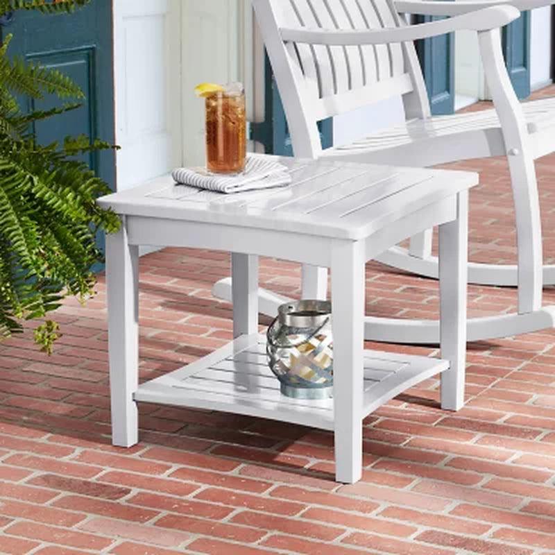 Member’S Mark FSC Eucalyptus Painted Square Side Table - Various Colors