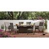 Member'S Mark Halstead 7-Piece Dining Set with Fire Element