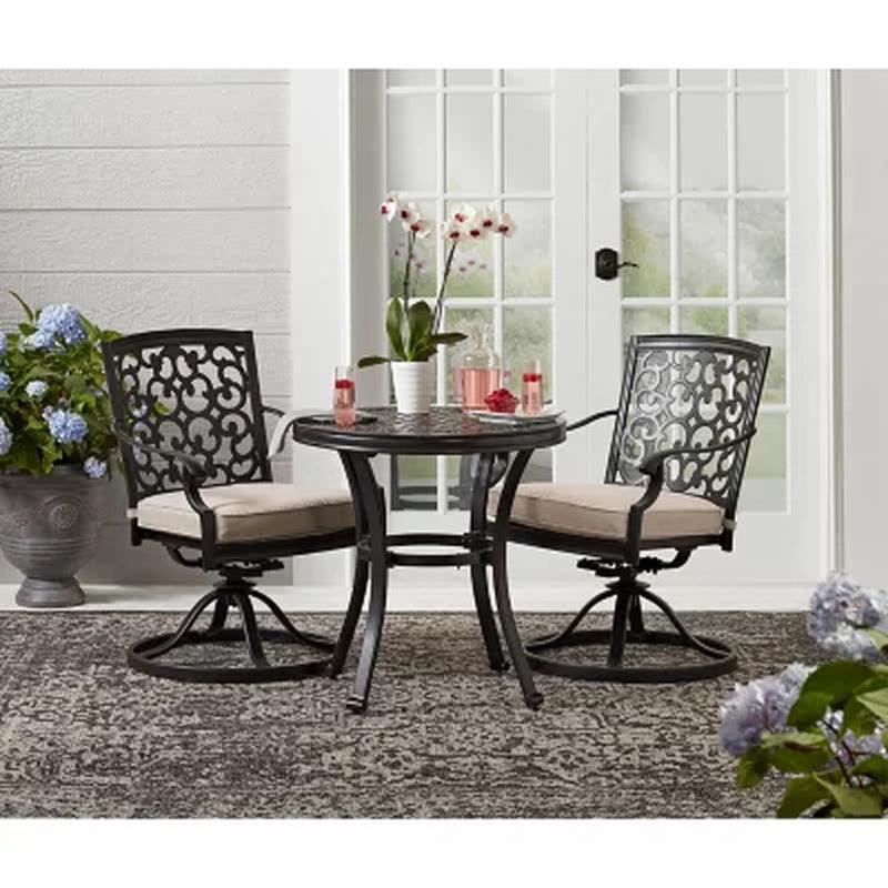 Member'S Mark Hastings 3-Piece Bistro Set with Sunbrella Fabric