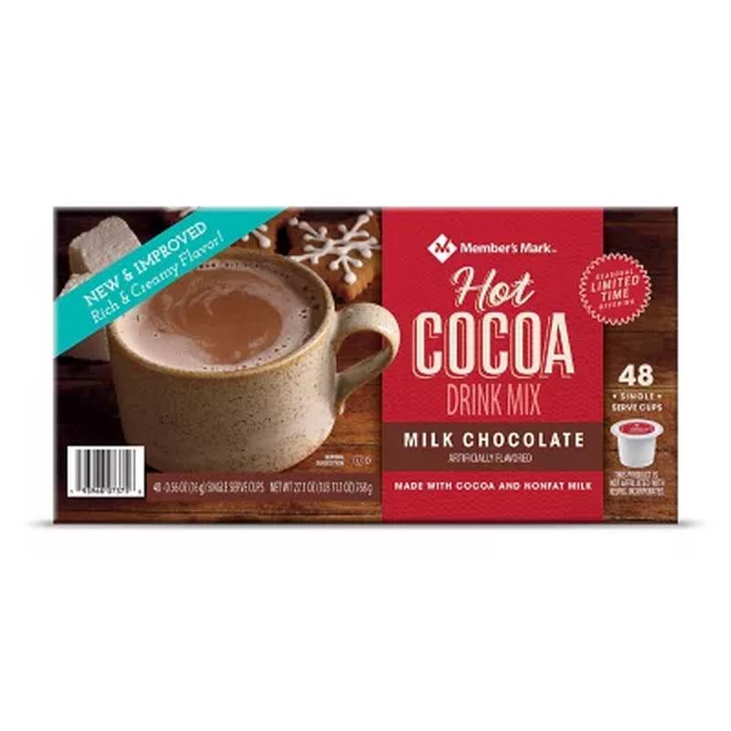 Member'S Mark Hot Cocoa Drink Mix, Milk Chocolate (48 Ct.)