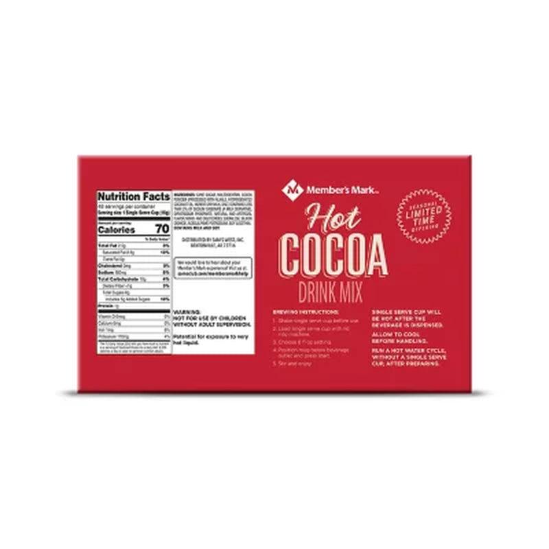 Member'S Mark Hot Cocoa Drink Mix, Milk Chocolate (48 Ct.)