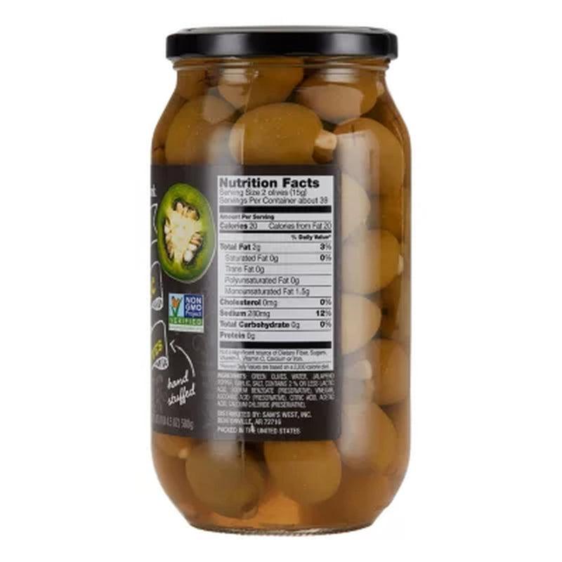 Member'S Mark Jalapeno and Garlic Stuffed Olives (20.5 Oz.)