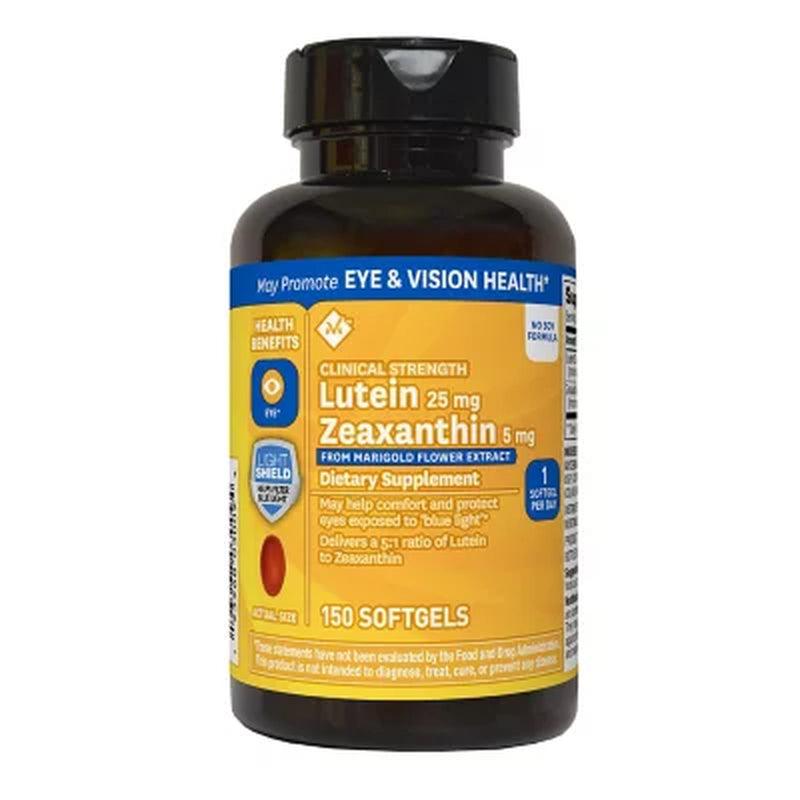 Member'S Mark Lutein 25 Mg. Zeaxanthin 5 Mg. Eye Health Dietary Supplement (150 Ct.)