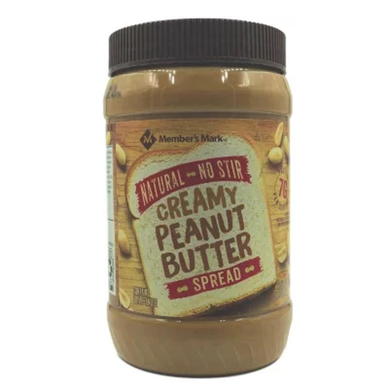 Member'S Mark Natural Creamy Peanut Butter (40 Oz., 2 Pk.)