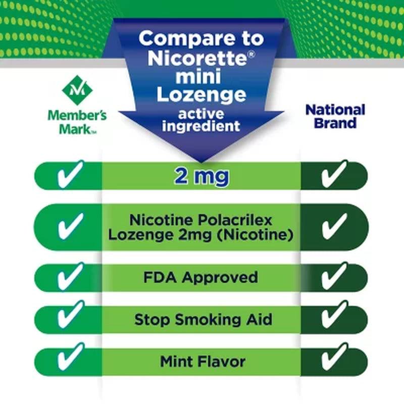 Member’S Mark Nicotine 2Mg Mint Mini Lozenge (216 Ct.)