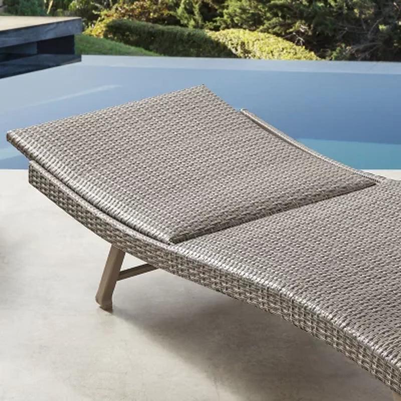 Member'S Mark Padded Wicker Chaise 2-Pack - Gray