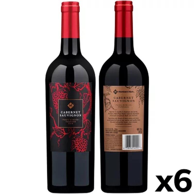 Member'S Mark Paso Robles Cabernet Sauvignon (750 Ml Bottle, 6 Pk.)