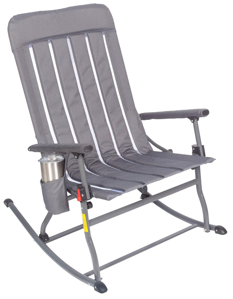 Member’S Mark Portable Folding Rocking Chair in Gray *375 Lb Weight Capacity