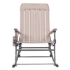 Member’S Mark Portable Folding Rocking Chair in Taupe *375 Lb Weight Capacity