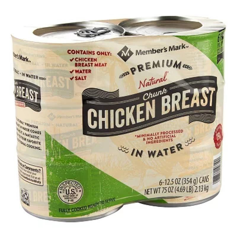 Member'S Mark Premium Chunk Chicken Breast (12.5 Oz., 6 Ct.)