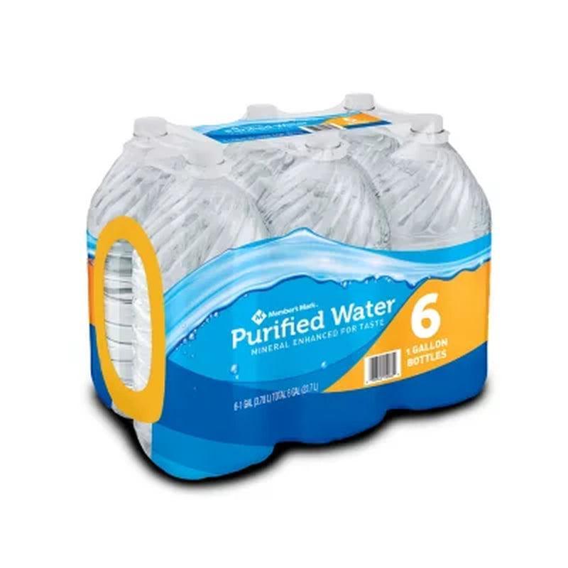 Member'S Mark Purified Water (1 Gal., 6 Pk.)