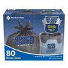 Member'S Mark Simple Tie Heavy Duty Black Trash Bags (55 Gal., 80 Ct.)