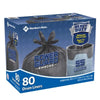 Member'S Mark Simple Tie Heavy Duty Black Trash Bags (55 Gal., 80 Ct.)