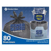 Member'S Mark Simple Tie Heavy Duty Black Trash Bags (55 Gal., 80 Ct.)