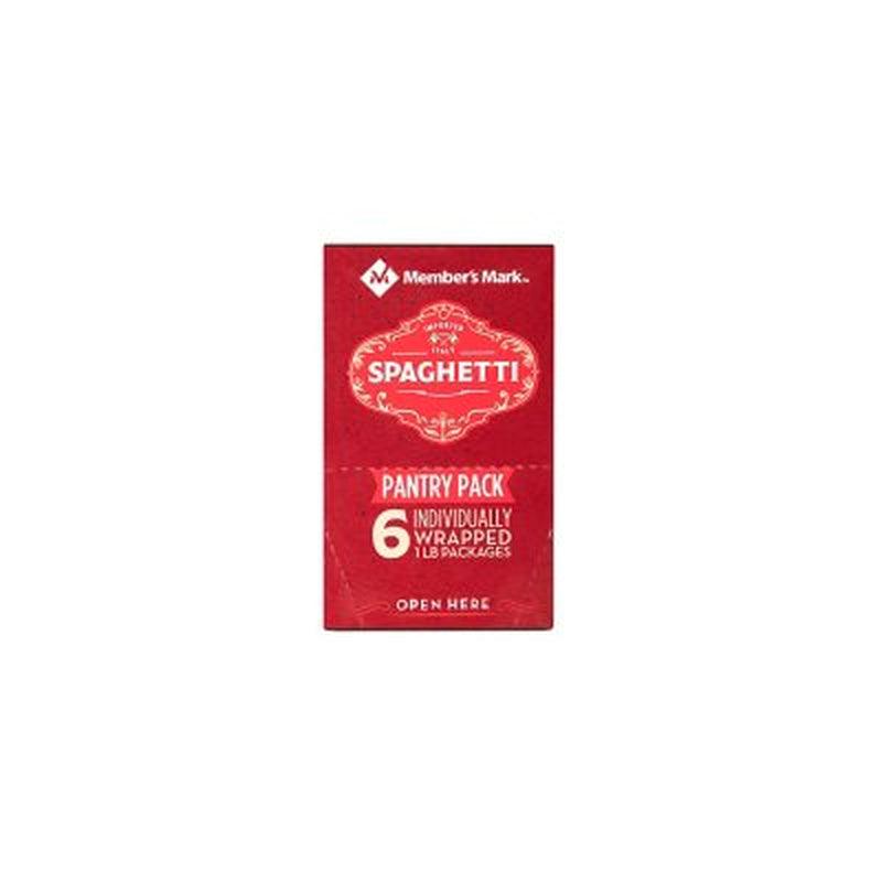 Member'S Mark Spaghetti Pasta Pantry Pack (1 Lb., 6 Pk.)