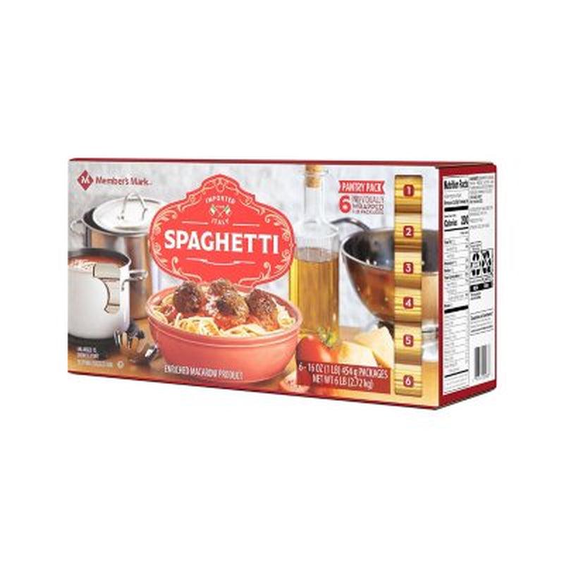 Member'S Mark Spaghetti Pasta Pantry Pack (1 Lb., 6 Pk.)