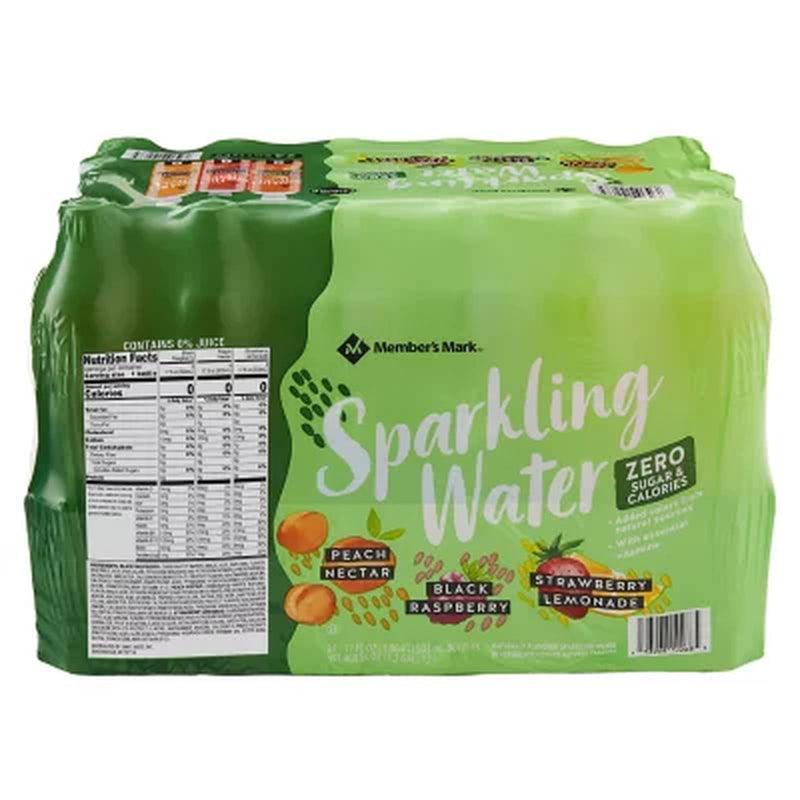 Member'S Mark Sparkling Water Variety Pack (17Oz / 24Pk)