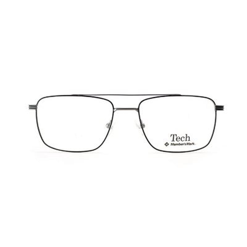 Member'S Mark Tech MMT8006 Eyewear, Black & Silver