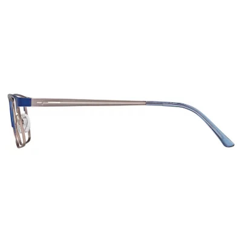 Member'S Mark Titanium Flex MM7100 Eyewear, Blue & Gray