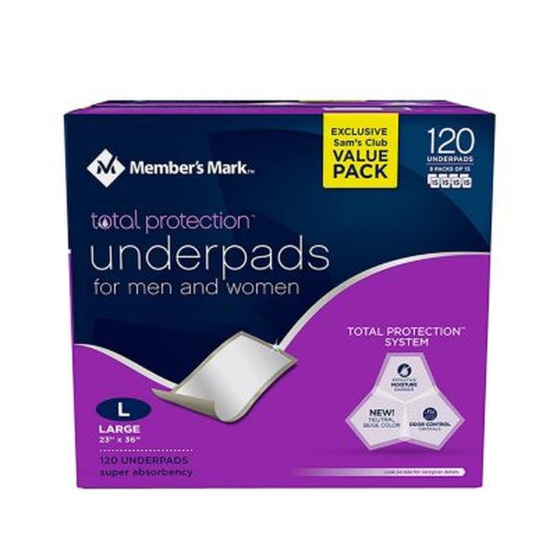 Member'S Mark Underpads for Men and Women, 23" X 36" (120 Ct.)