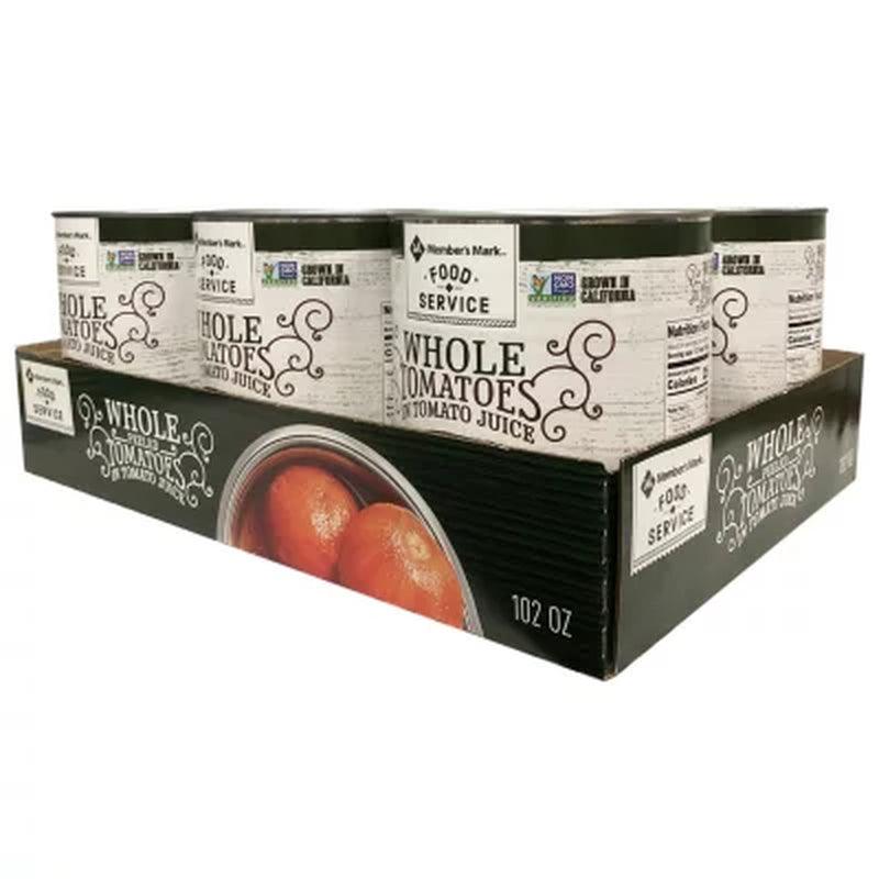 Member'S Mark Whole Peeled Tomatoes in Tomato Juice (102 Oz.)