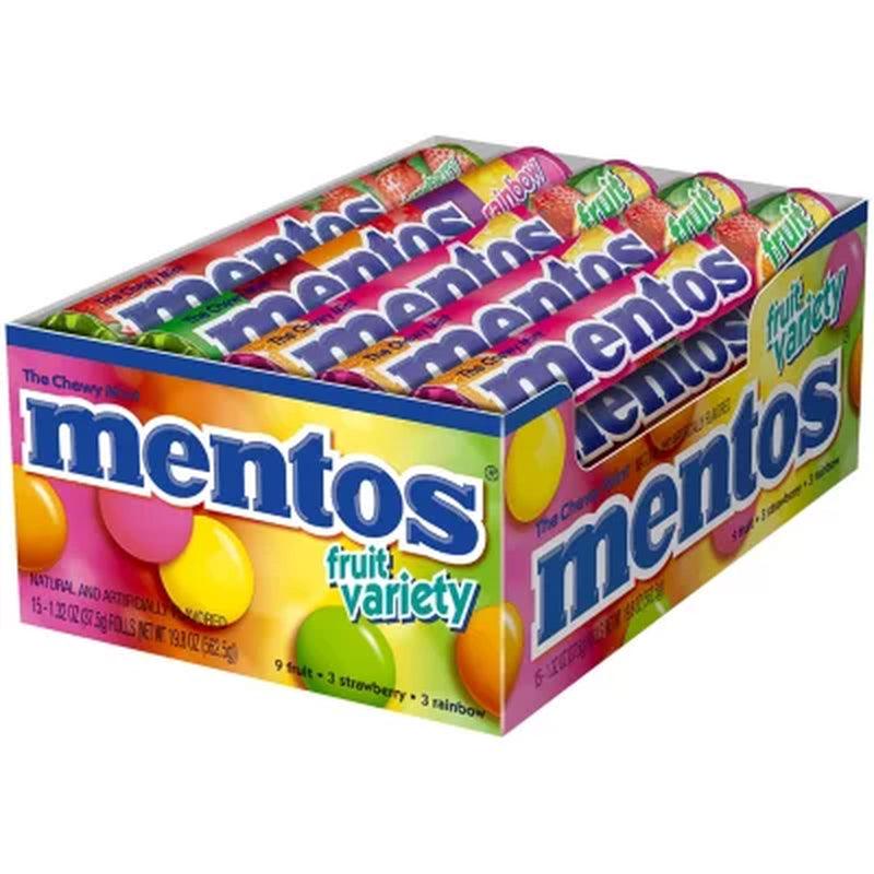 Mentos Fruit Variety (1.32 Oz., 15 Ct.)