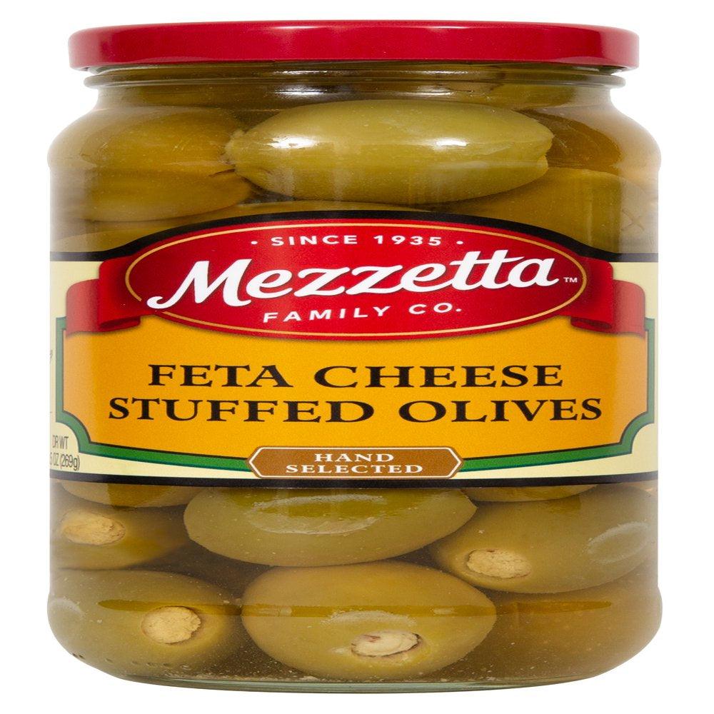 Mezzetta Feta Cheese Stuffed Olives, 9.5 Oz