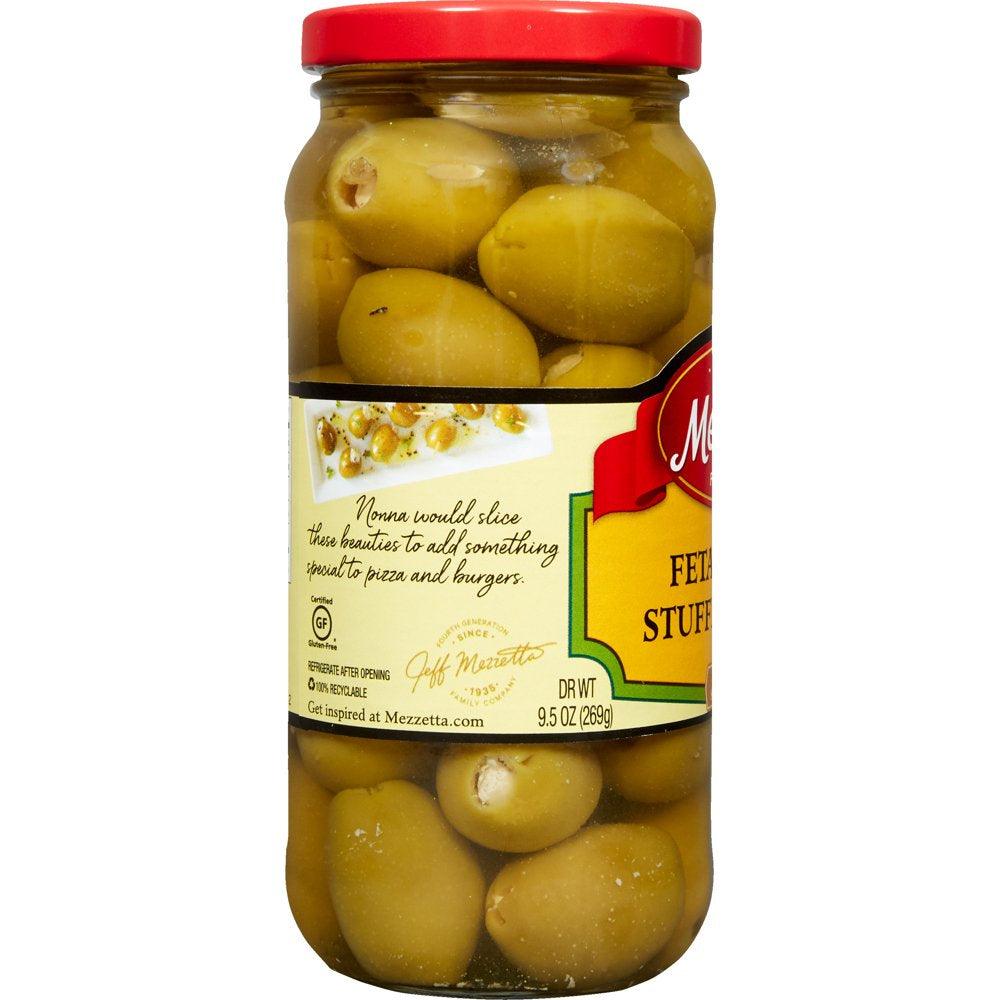 Mezzetta Feta Cheese Stuffed Olives, 9.5 Oz