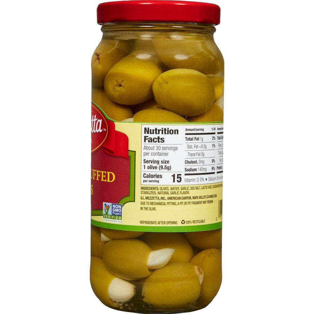 Mezzetta Garlic Stuffed Olives, 10 Oz