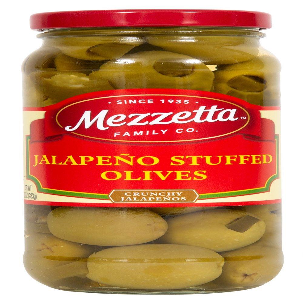 Mezzetta Jalapeño Stuffed Olives 16 Fl Oz Jar