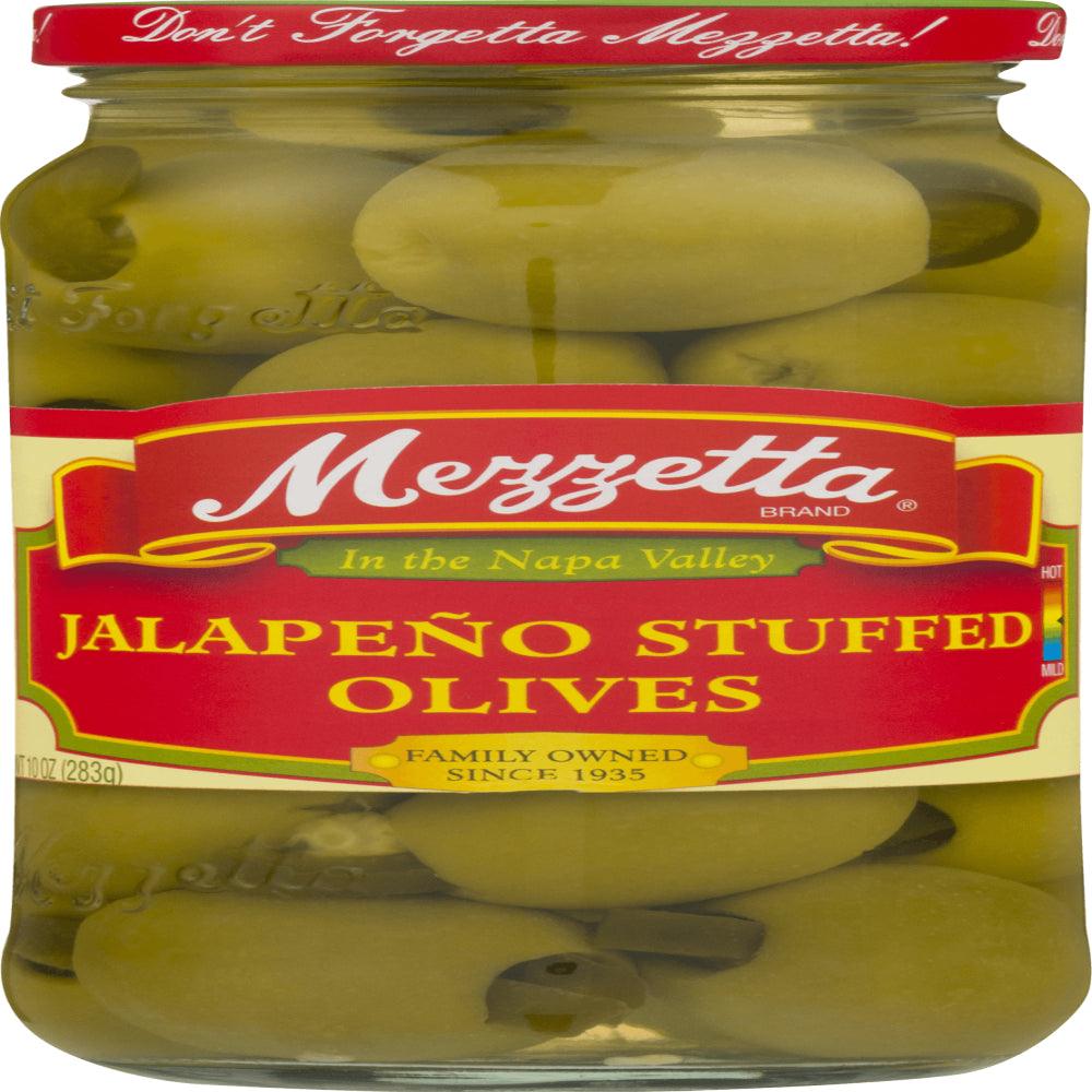 Mezzetta Jalapeño Stuffed Olives 16 Fl Oz Jar