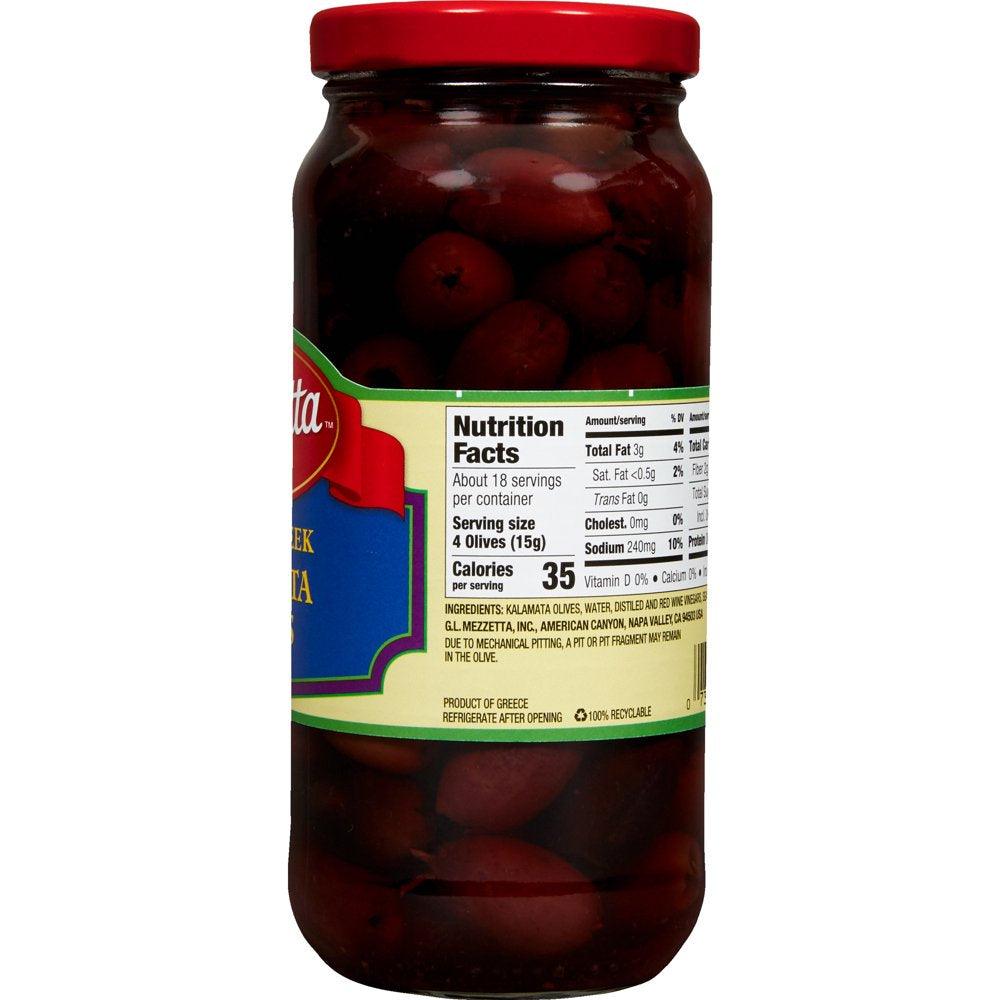 Mezzetta Pitted Greek Kalamata Olives, 9.5 Oz