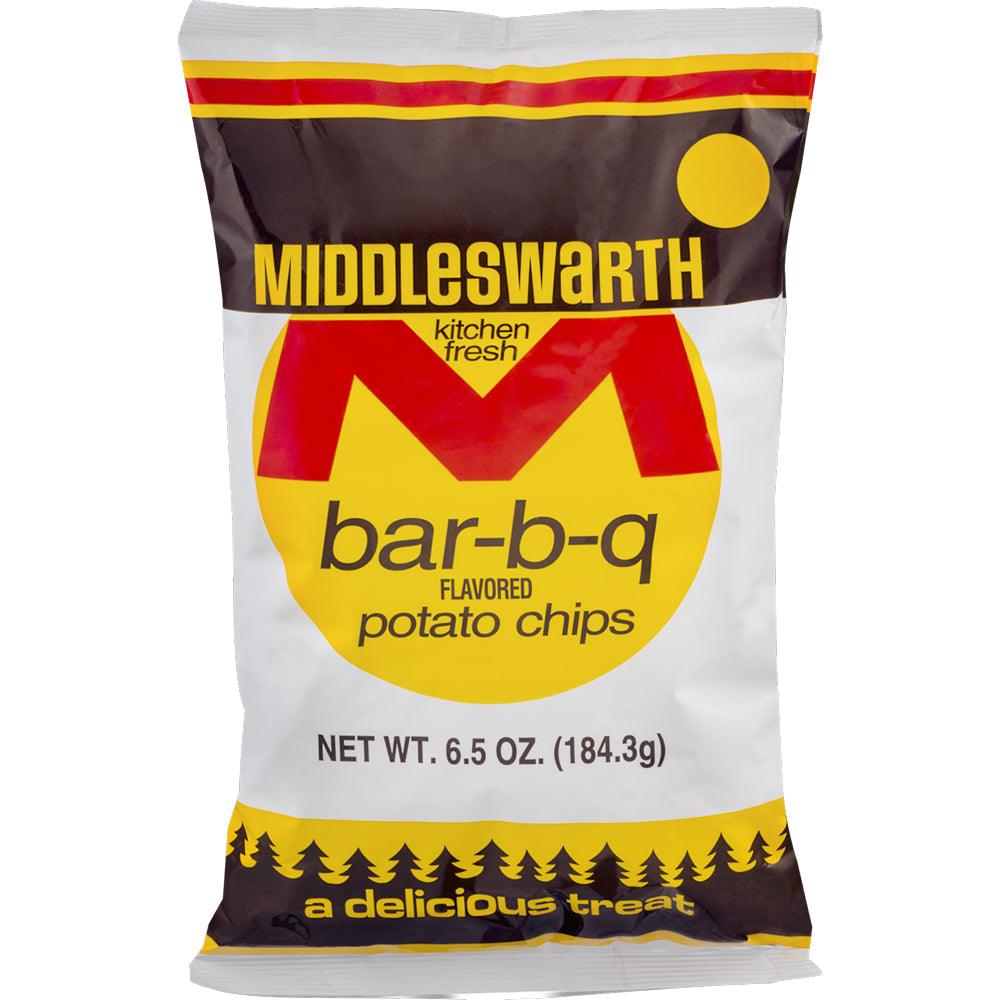 Middleswarth Kitchen Fresh Bar-B-Q Flavored Potato Chips, 6.5 Oz.