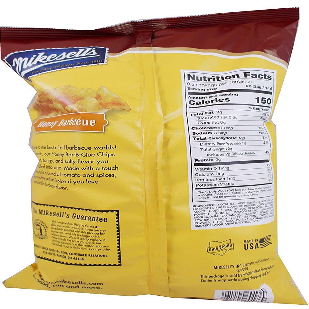 Mikesell'S Honey Barbecue Flavored Potato Chips, 9.5 Oz.