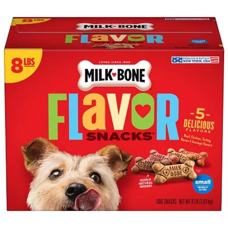 Milk-Bone Flavor Snacks Small Dog Biscuits, Crunchy Variety Pack (8 Lbs.)