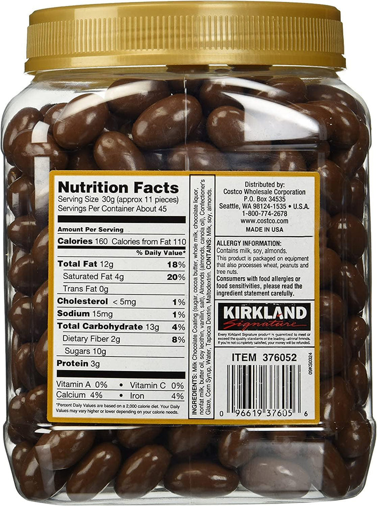 Milk Chocolate Roasted Almonds, 48 Ounce