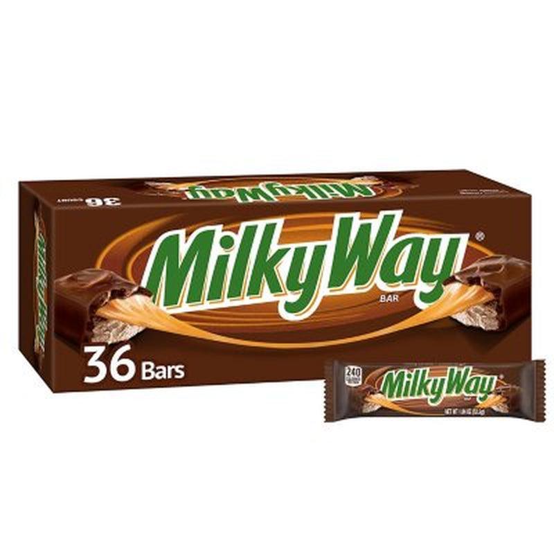 Milky Way Full Size Bulk Chocolate Candy Bars (1.84 Oz., 36 Ct.)