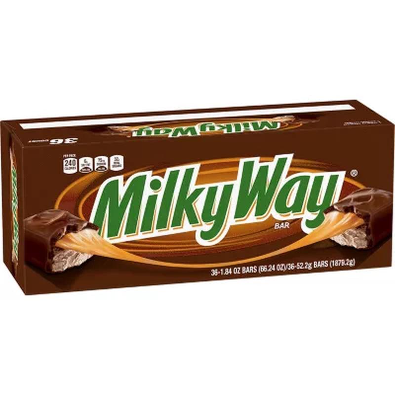 Milky Way Full Size Bulk Chocolate Candy Bars (1.84 Oz., 36 Ct.)