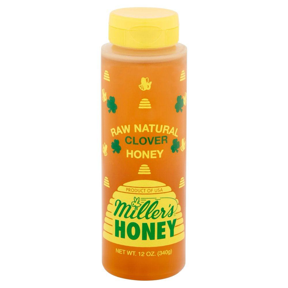 Miller'S Raw Natural Clover Honey, 12 Oz