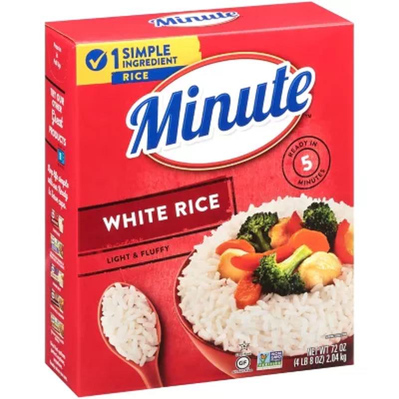 Minute Instant Light and Fluffy White Rice (72 Oz.)