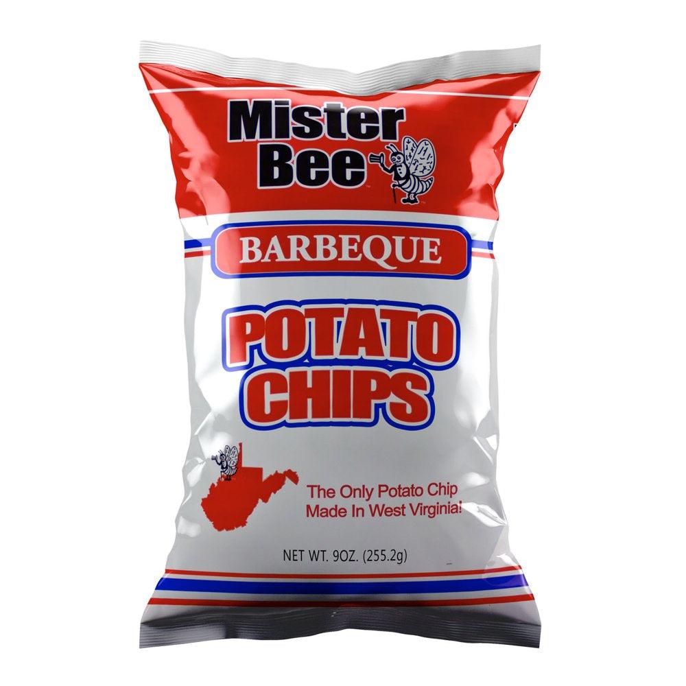 Mister Bee Barbeque Flavored Potato Chips, 9 Oz.