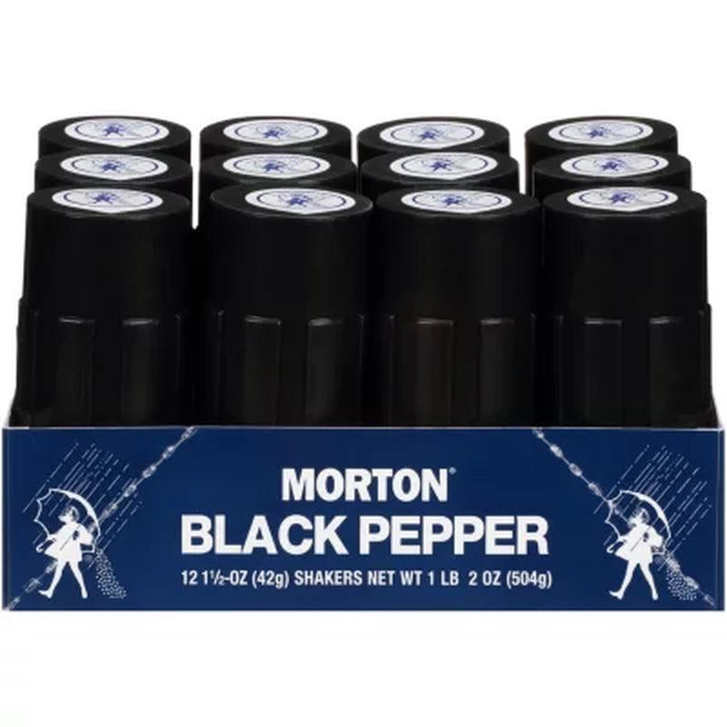 Morton Black Pepper (1.5 Oz., 12 Ct.)