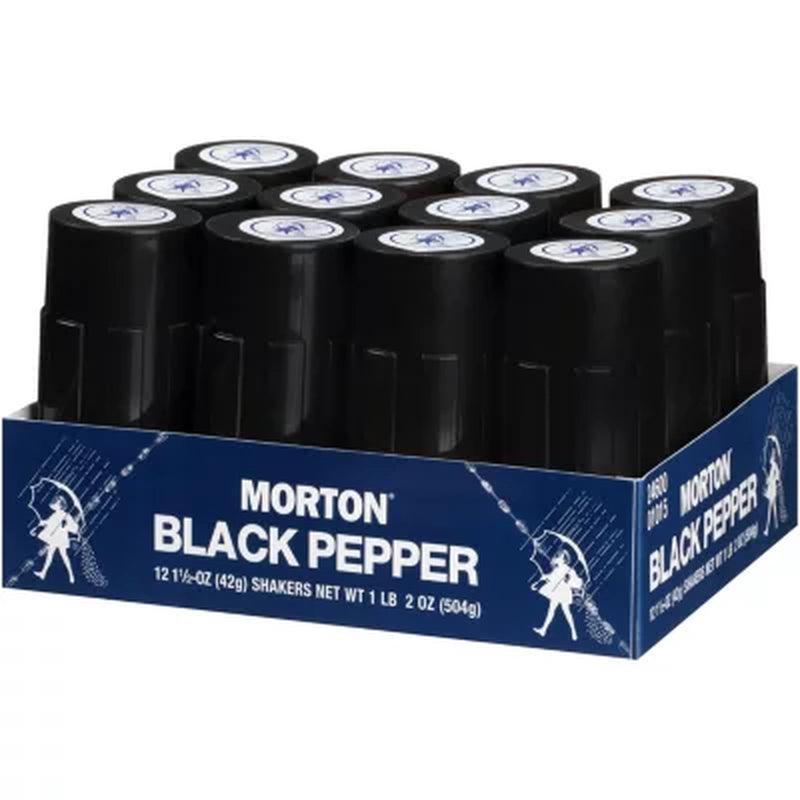 Morton Black Pepper (1.5 Oz., 12 Ct.)