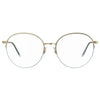 Moschino Love MOL569 SC Eyewear, Gold & Soft Blue