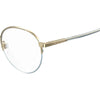 Moschino Love MOL569 SC Eyewear, Gold & Soft Blue